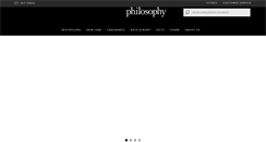 Desktop Screenshot of philosophyskincare.co.uk