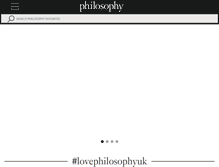 Tablet Screenshot of philosophyskincare.co.uk